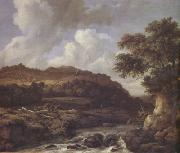 Jacob van Ruisdael A Mountainous Wooded Landscape with a Torrent (nn03) china oil painting reproduction